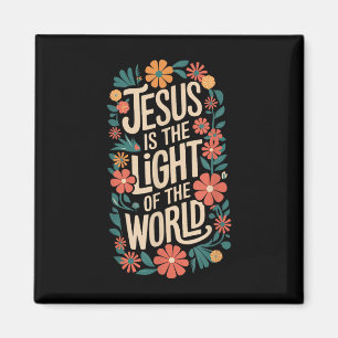 Jesus Is The Light Religious Christian Magnet
