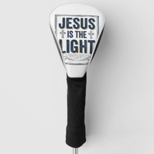 Jesus Is The Light Vintage Christian Shirt Golf Head Cover