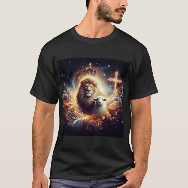 Jesus is the Lion and the Lamb T-Shirt (Front)