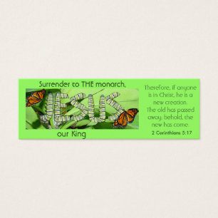 Jesus is THE monarch, our King Bookmark