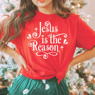 Jesus is the Reason Christian Christmas T-Shirt