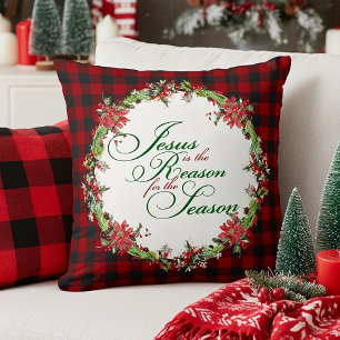 Jesus is the reason cushion