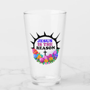 Jesus is the Reason - Easter Wreath Glass