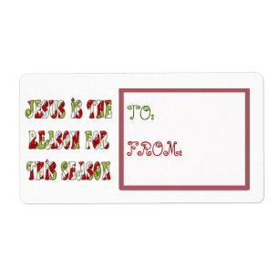 Jesus is the reason for the season