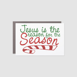 Jesus is the Reason for the Season Car Magnet