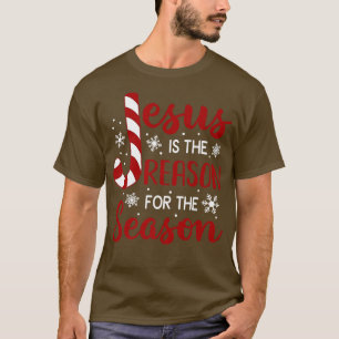 Jesus Is The Reason For The Season Christian Candy T-Shirt