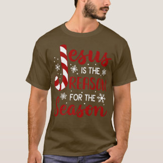 Jesus Is The Reason For The Season Christian Candy T-Shirt