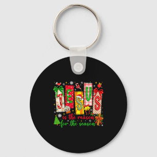 Jesus Is The Reason For The Season Christian Chris Key Ring