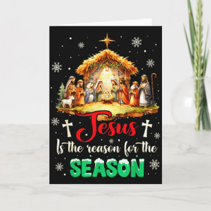 Jesus Is The Reason For The Season Christian Faith Card