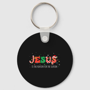 Jesus Is The Reason For The Season Christian Faith Key Ring