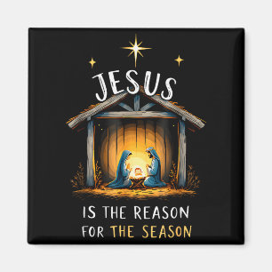 Jesus Is The Reason For The Season Christian Faith Magnet