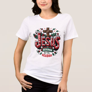 Jesus Is The Reason For The Season Christian Tri-Blend Shirt