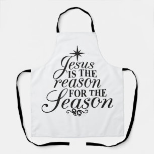 Jesus Is The Reason For The Season Christmas  Apron