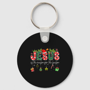 Jesus Is The Reason For The Season Christmas Chris Key Ring