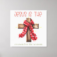 Jesus is the reason for the season Christmas cross