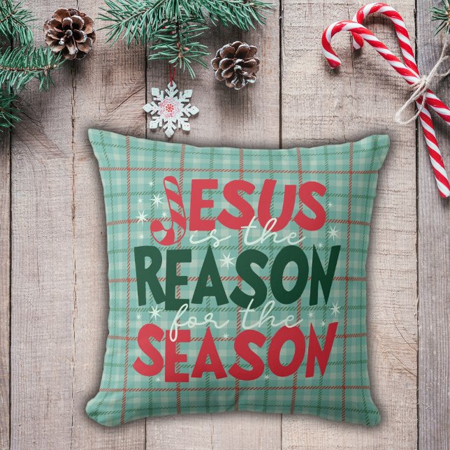 Jesus Is The Reason For The Season Christmas Cushion (Creator Uploaded)