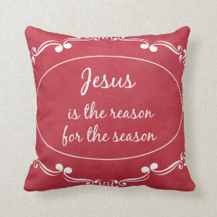 Jesus is the reason for the Season Christmas Cushion