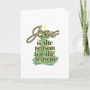 Jesus is the Reason for the Season, Christmas Holiday Card