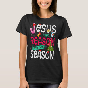 Jesus Is The Reason For The Season Christmas Paja T-Shirt