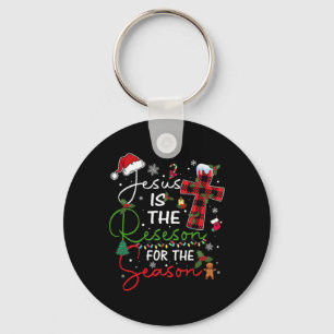 Jesus Is The Reason For The Season Christmas Xmas  Key Ring