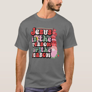 Jesus Is The Reason For The Season Gnome Christian T-Shirt