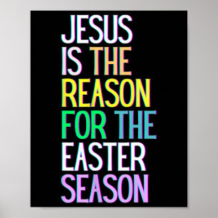 Jesus Is The Reason For The Season Happy Resurrect Poster