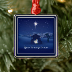 Jesus is the reason Nativity Ornament