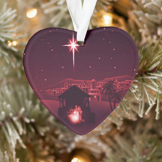 Jesus is the reason nativity ornament (Tree)