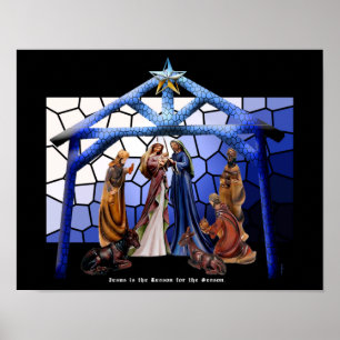 Jesus Is the Reason – Nativity Reflection Poster