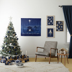 Jesus is the reason Nativity Tapestry