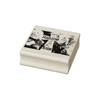 Jesus is the Reason Rubber Stamp