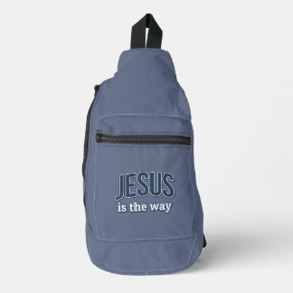 JESUS is the way - Christian Sling Bag