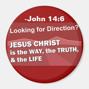 Jesus is the way Customise It Magnet