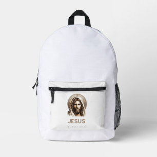Jesus is truly risen! printed backpack