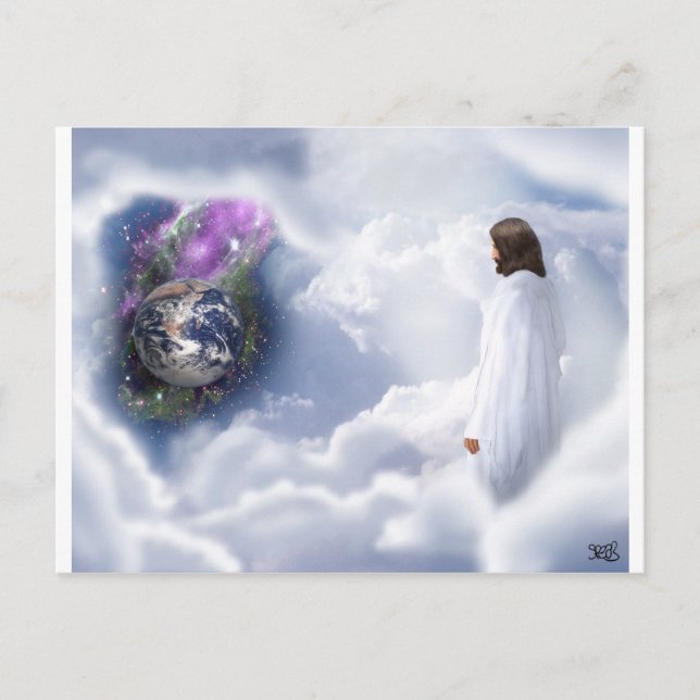 Jesus is Watching Postcard (Front)