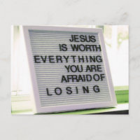 Jesus is Worth Everything Christian Sign