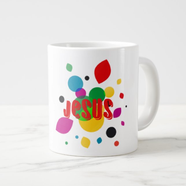 Jesus - Jumbo Mug (Front Right)