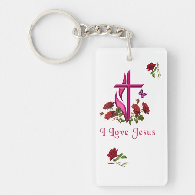 Jesus  key ring (Front)
