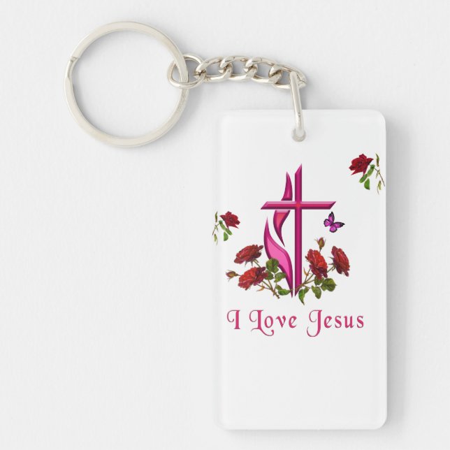 Jesus  key ring (Front)
