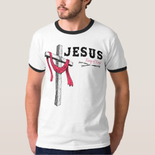 Jesus - King of Kings, 1 Cross 3 Nails 4 Given T-Shirt