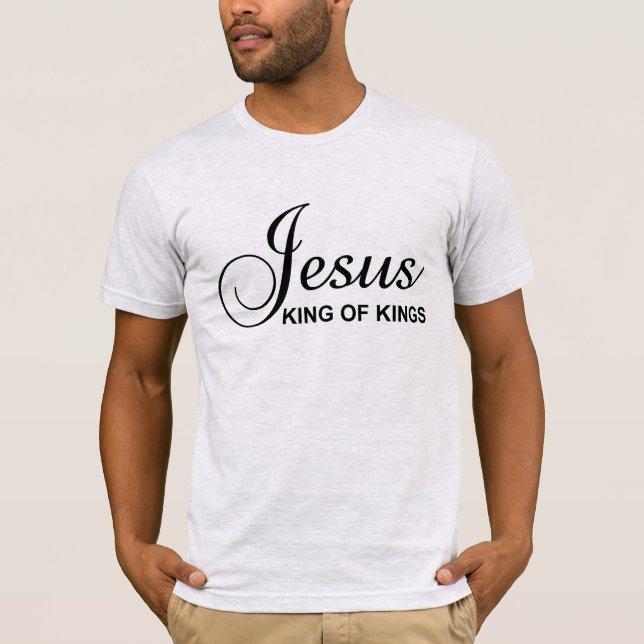 Jesus King Of Kings Men's Tee (Front)