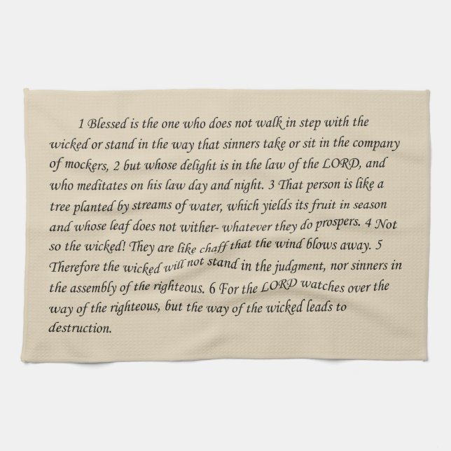 Jesus kitchen hand towel (Horizontal)