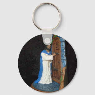 Jesus Knocking At The Door Key Ring