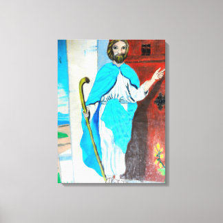 JESUS KNOCKS canvas Print