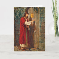 Jesus Knocks On The Door Custom Blank