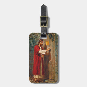 Jesus knocks On The Door Luggage Tag