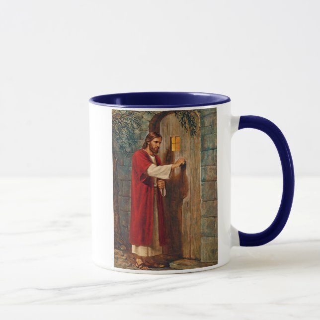Jesus Knocks On The Door Mug (Right)