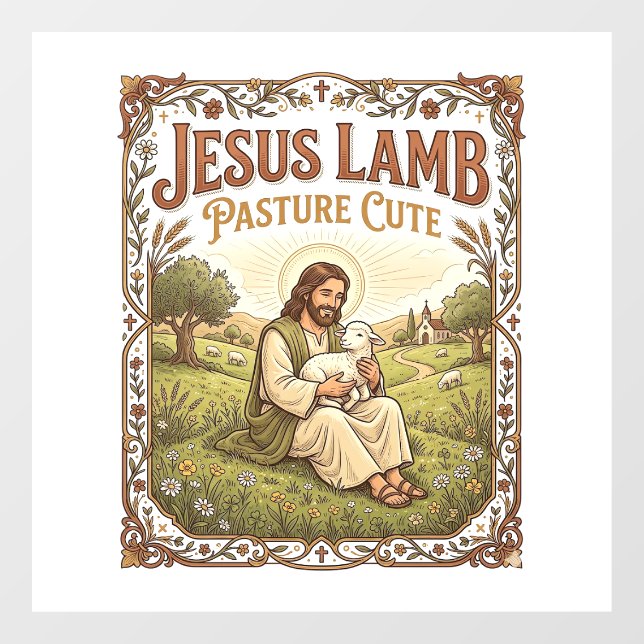 Jesus Lamb Pasture Cute Jesus Lamb Pasture Cute Ch (Sheet)