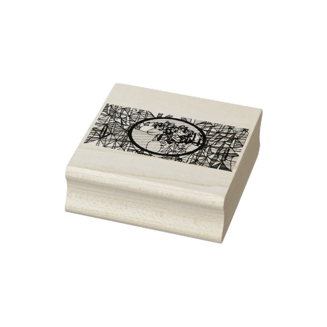 Jesus Lamb Rubber Stamp (Stamp)