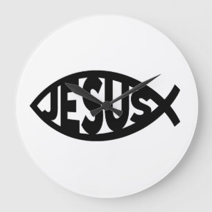 Jesus Large Clock